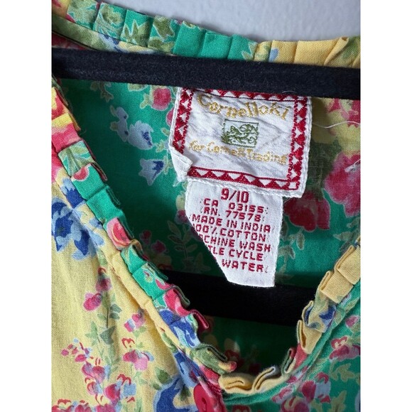 Vtg 90s April Cornell Cornelloki Floral Dress Cottagecore Maxi Dress 9/10 - Picture 2 of 8